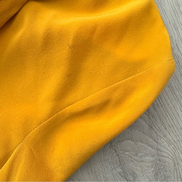 A.L.C. NWT Silk Sophie Top in Carnation in Yellow - Picture 9 of 9